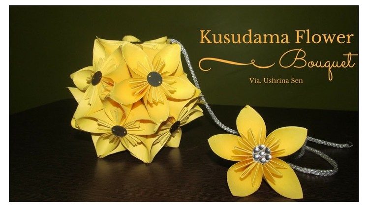 How To Make Kusudama Flower Bouquet