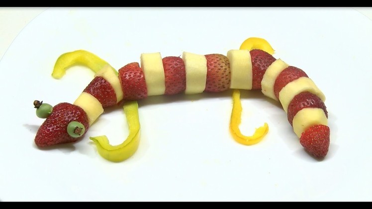 How to Make Lizard with Fruit- HogarTv By Juan Gonzalo Angel