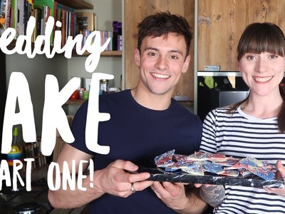 How to make Red, White and Blue Chocolate Bark with Cupcake Jemma! | Wedding Cake Ep 1 | Tom Daley