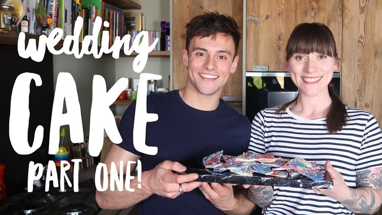 How to make Red, White and Blue Chocolate Bark with Cupcake Jemma! | Wedding Cake Ep 1 | Tom Daley
