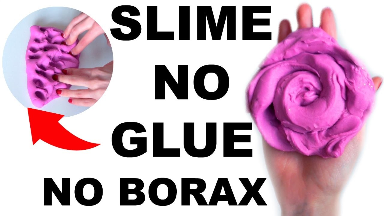 How To Make Slime Without Glue Borax Detergent Contact Lens Solution Cornstarch Anita Stories