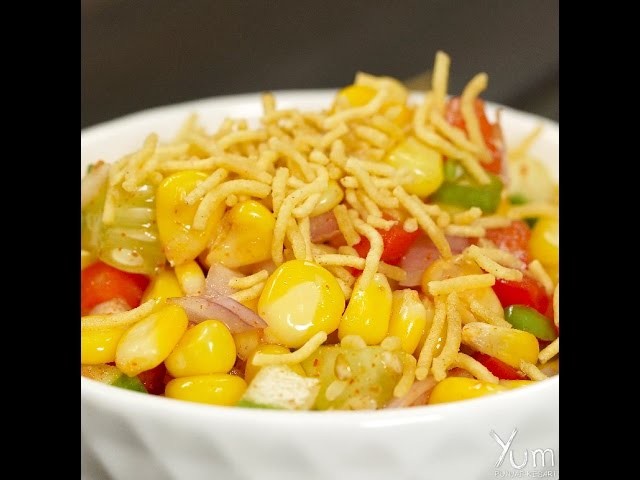 How to Make Spicy Corn Chaat At Home