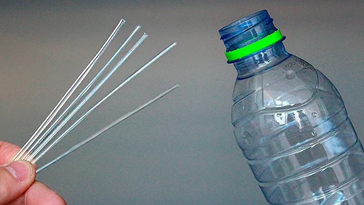 How to make STRAWS from PLASTIC BOTTLES ! Be sure to share it!