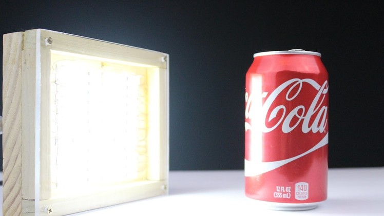 How to Make Super Bright LED Light Box-DIY