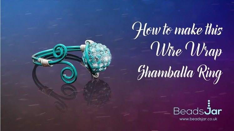 How to make this wire wrap shamballa ring