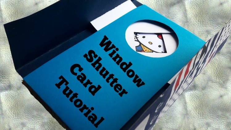 How to make Window Shutter Card | Full Tutorial | Easy to make |