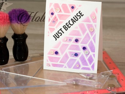 How to: Misti Creative Corners Lesson 1: Introduction, Masking and Angled Sentiments
