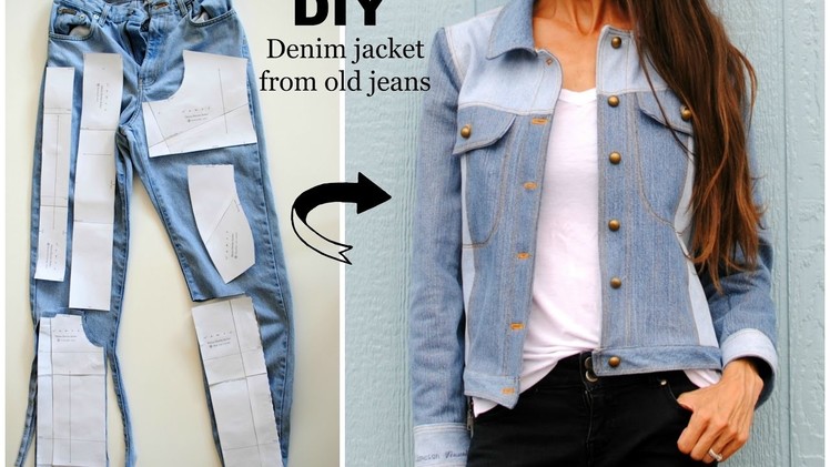 How to: Upcycled denim jacket from old jeans