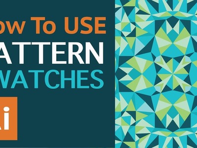 How To Use Vector Repeat Pattern Swatches in Adobe Illustrator. Beginner Tutorial On Vector Patterns