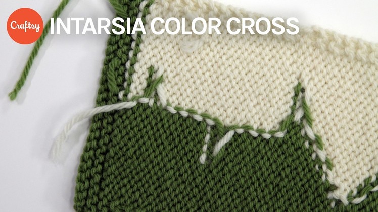 Intarsia Color Cross | Colorwork Knitting Tutorial with Sally Melville