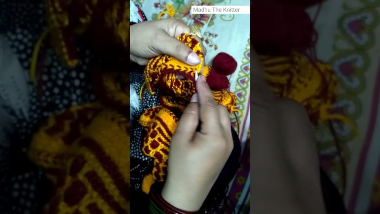 Knitting Blouse for Ladies in Hindi - "Half sleeves designer sweater" Madhu The Knitter part 9