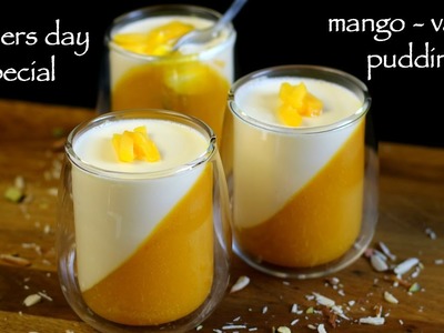 Mango pudding recipe | mango pudding dessert | how to make mango panna cotta