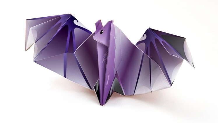 Origami  Bat - Tutorial DecOrigami - How to make an origami bat