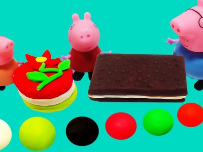 Play Doh Cake Frozen! - How to make cake playdoh for Peppa pig videos toys