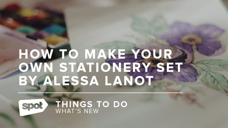 Pro tips for how to make your own stationery set