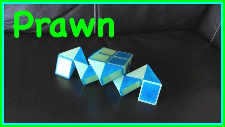 Rubik's Twist or Smiggle Snake Puzzle Tutorial: How to Make a Prawn Shape Step by Step
