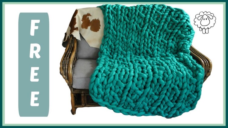 Arm Knitting Chunky Knit Blanket Course