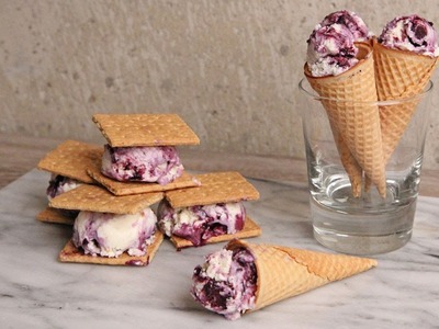 Blueberry Cheesecake Ice Cream Recipe ???? Episode 1089