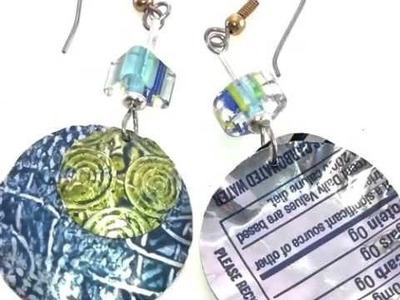 CAN DO! Upcycled Earrings Made from Cans!