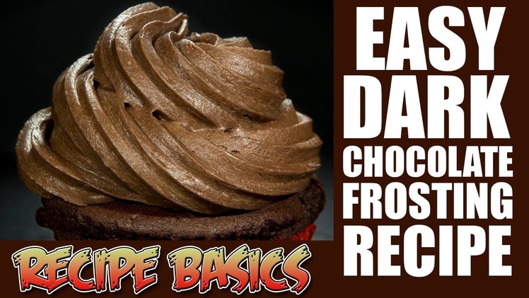 Easy Dark Chocolate Frosting Recipe (Boiled icing recipe )