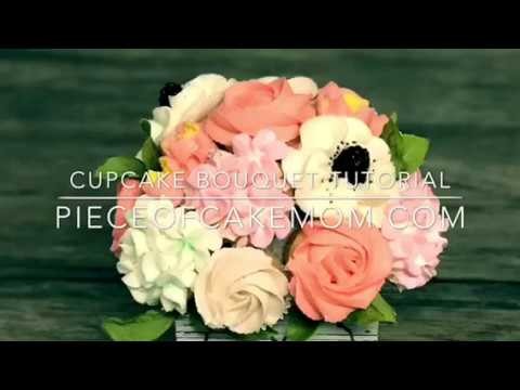 Easy diy cupcake bouquet tutorial