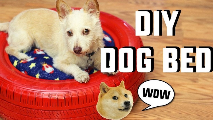 Easy DIY Tire Dog Bed | Pet DIYs????
