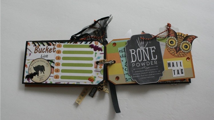 Halloween Tag Flipbook using Little Hot Tamale's "Too Cute to Spook" Collection