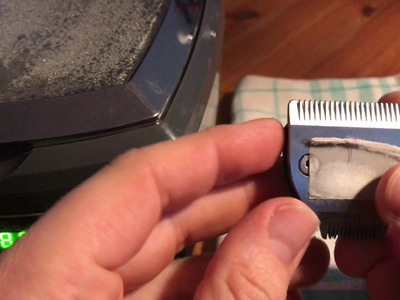 How to clean a electric shaver head with an Ultrasonic cleaner DIY