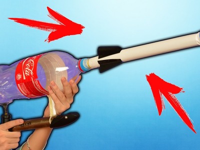 How to Make a Rocket Home made How To Build A Rocket (From pump bottles and paper)