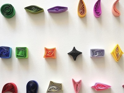 How to Make Basic Quilling Shapes New 2017