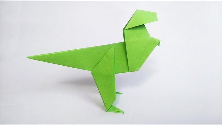 How to make: Origami Dinosaur