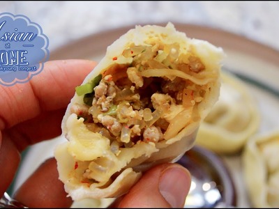 Kimchi Mandu Recipe : Korean Kimchi Dumplings 김치만두 만들기