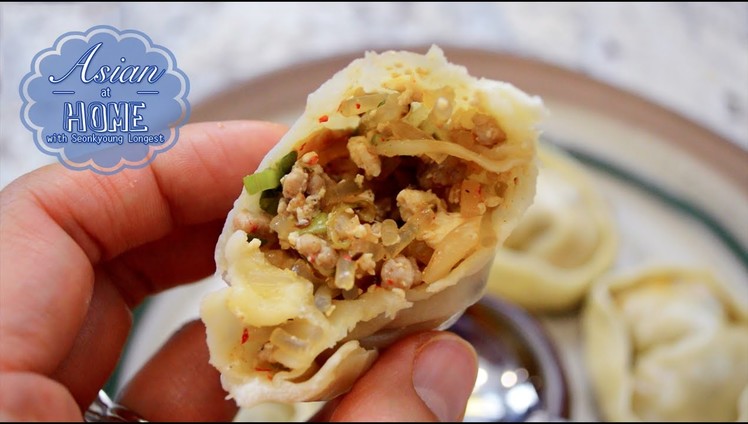 Kimchi Mandu Recipe : Korean Kimchi Dumplings 김치만두 만들기