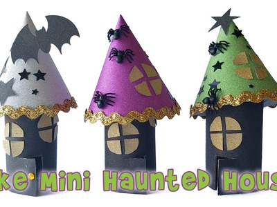 Make Halloween Haunted Houses Out of Toilet Paper Rolls