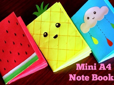Mini A4 Notebooks (No Glue.No Stapler)