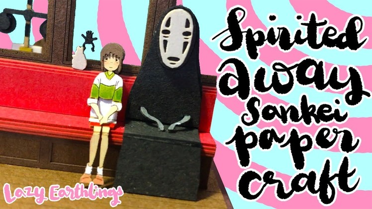 Miniatuart Kit Studio Ghibli Series : Spirited Away Paper Craft DIY