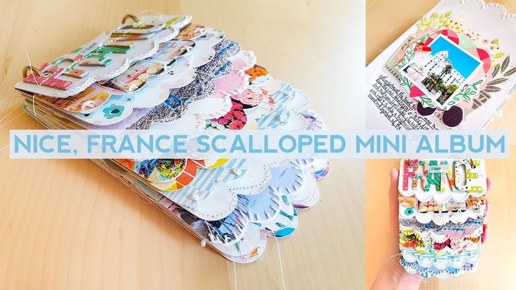 Nice, France Scalloped Mini Album