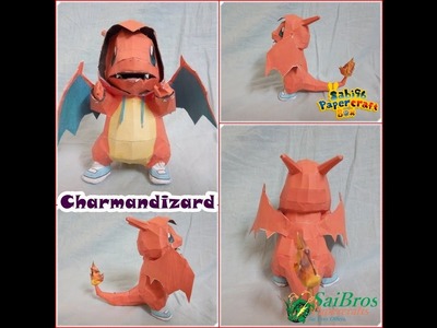 Pokemon Papercraft~Charmander Costume Charizard ~