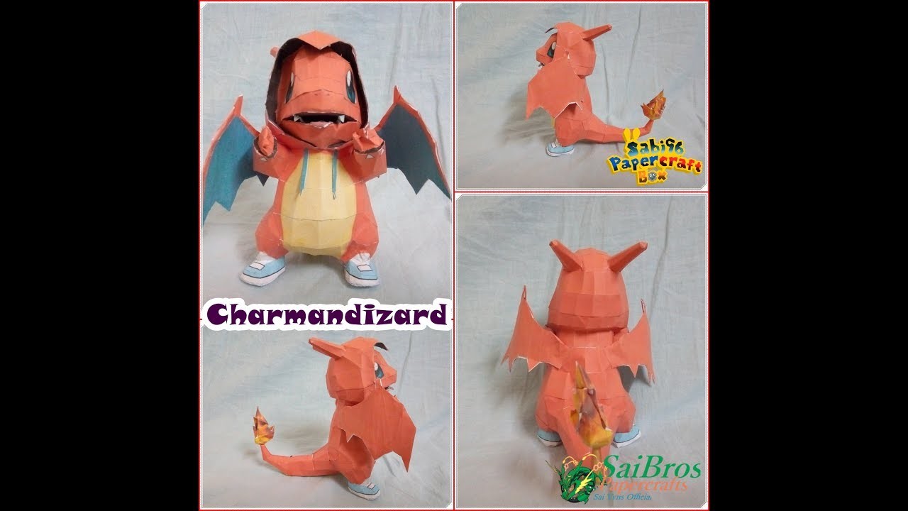 Pokemon PapercraftCharmander Costume Charizard Pokemon PapercraftCharmander Costume Charizard