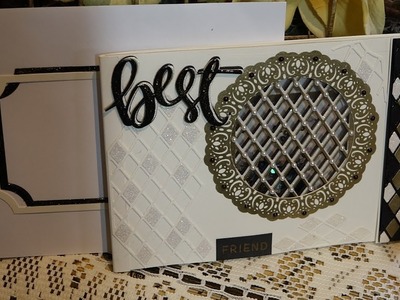 Shaker Lattice Card with Magnet Closure TWIST Stamp of Approval NEW