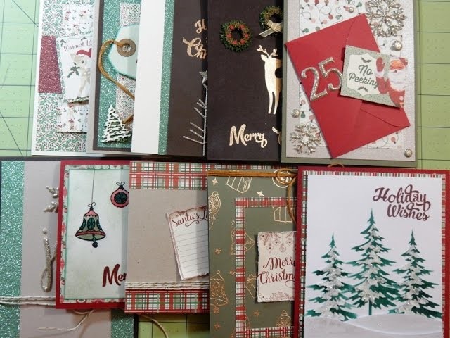 10 Cards 1 Kit | December 2016 | Simon Says Stamp Card Kit | Holiday Kit Swell Christmas