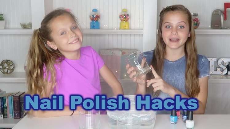 10 Crafting Life Hacks | Nail Polish Hack
