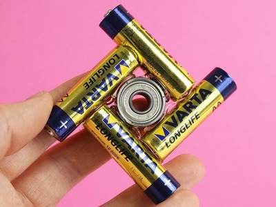 3 DIY Battery Fidget Spinner Hacks!