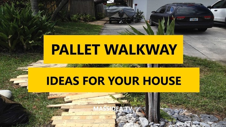 50+ Best Pallet Walkway DIY Ideas for Your House 2017