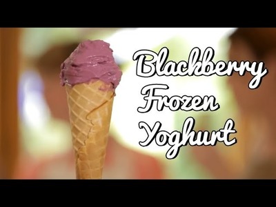 Blackberry Frozen Yoghurt Recipe