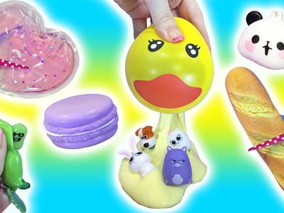 Cutting Open Squishy TOYS! Pudding SLIME? Homemade Stress Ball Ducky Doctor Squish