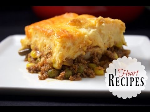 Dinner Recipes | Homemade Shepherds Pie - easy recipe with tasty beef & chicken - I Heart Recipes