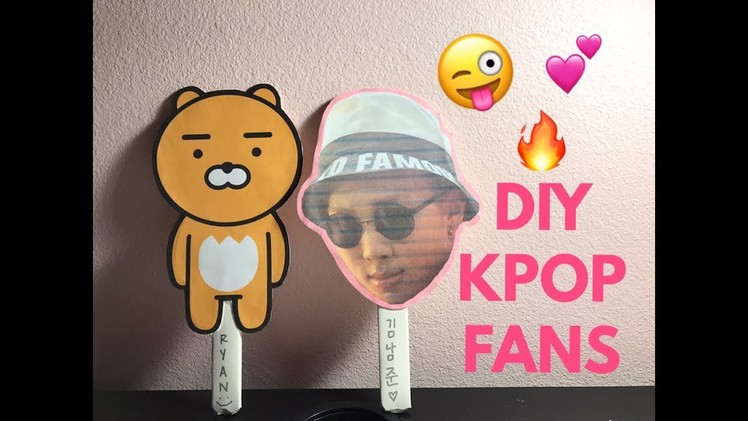 DIY KPOP FANS!!