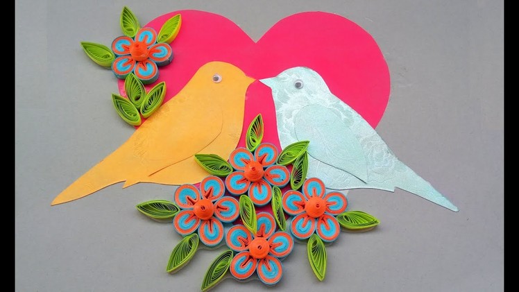 DIY | Paper Quilling Love Birds