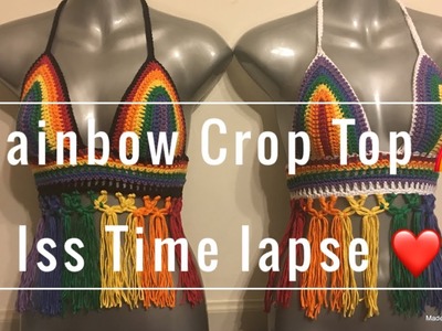 Evolution of a Rainbow Crop top | Time Lapse | Happy Pride ????